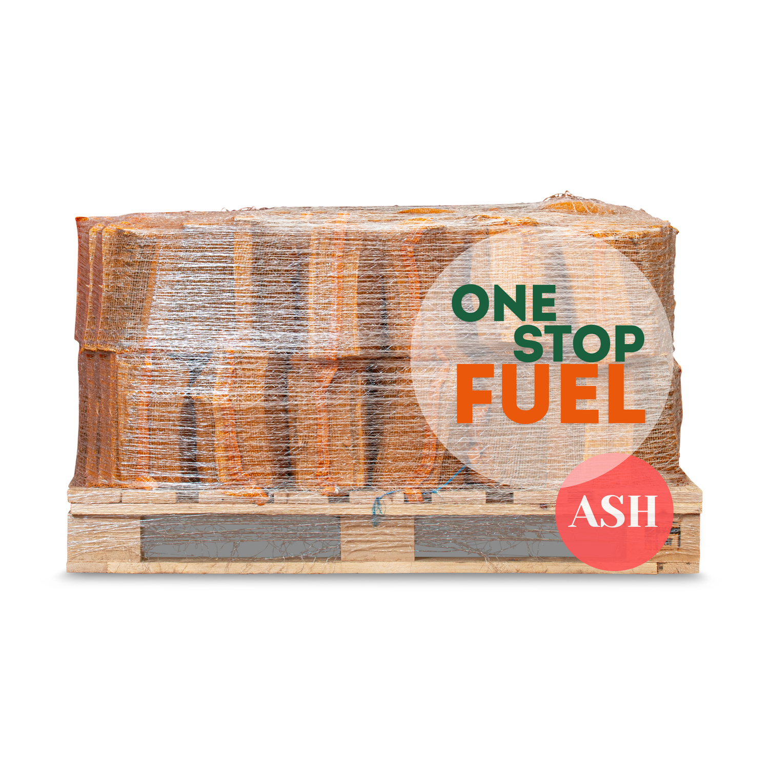 ASH Firewood BAGS 0.9m³/300kg (30 x 22L/10kg Bags)