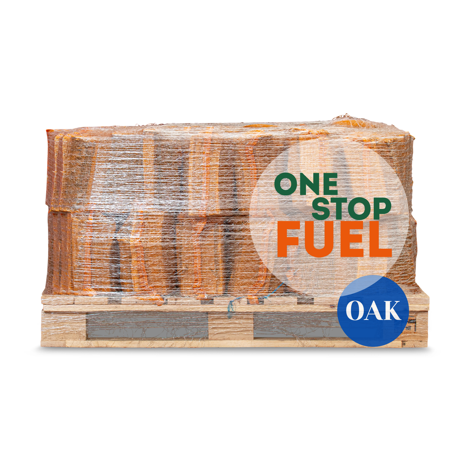 OAK Firewood BAGS 0.9m³/300kg (30 x 22L/10kg Bags)