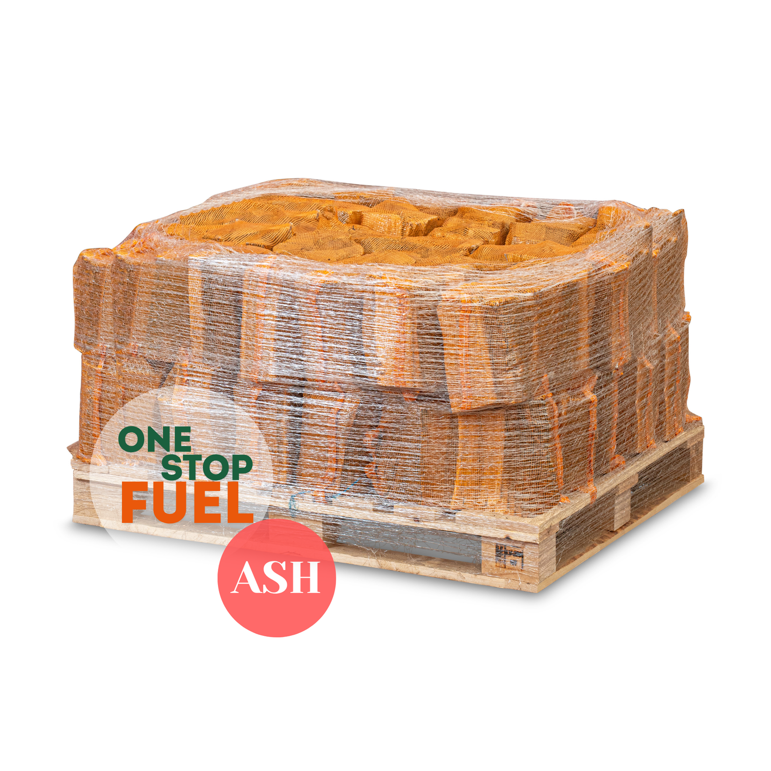 ASH Firewood BAGS 0.9m³/300kg (30 x 22L/10kg Bags)