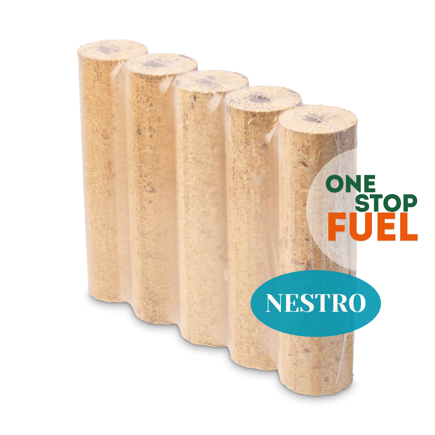 NESTRO Briquettes – 1 Tonne Pallet (96 Packs, Mixed Sawdust)