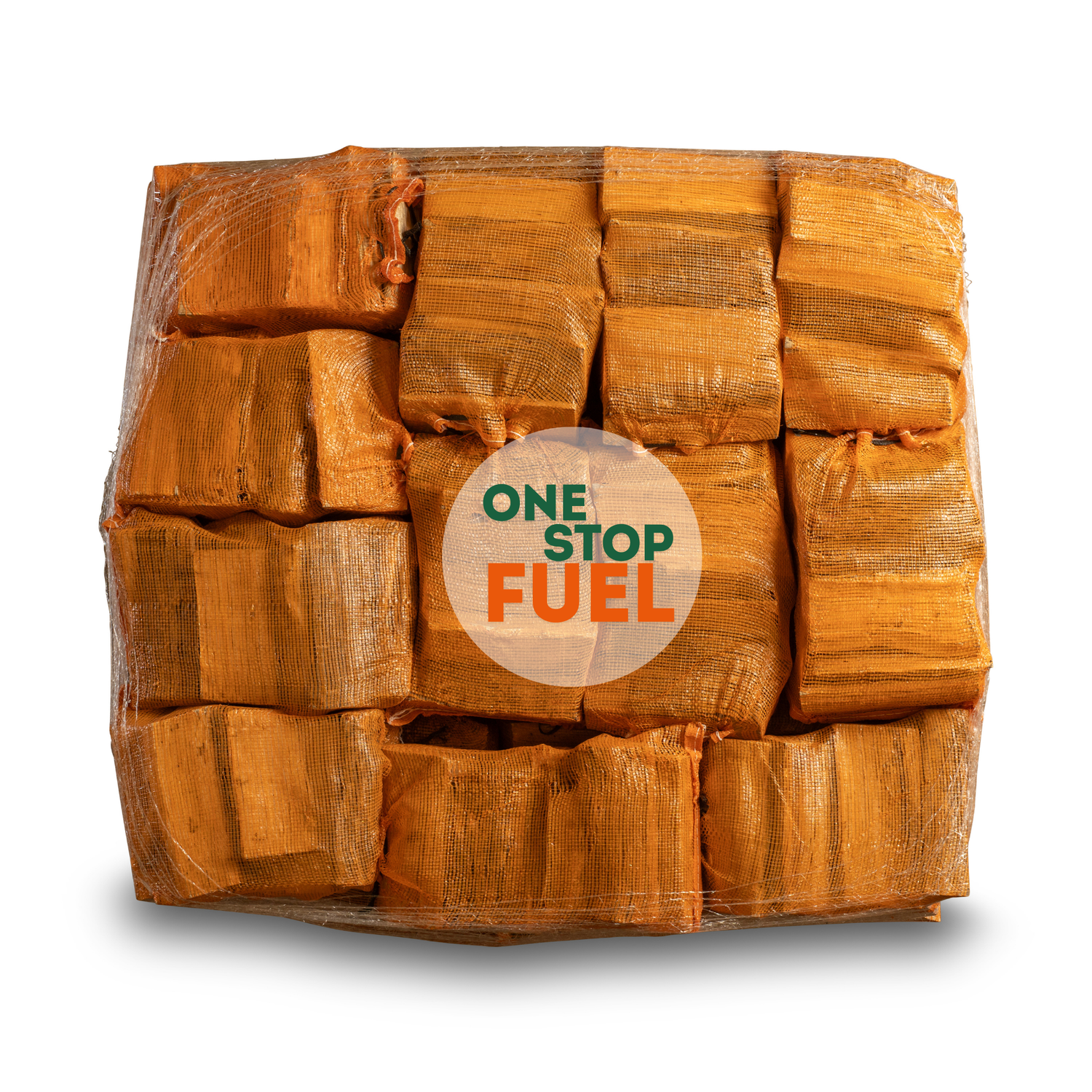 OAK Firewood BAGS 1.6m³/600kg (60 x 22L/10kg Bags)