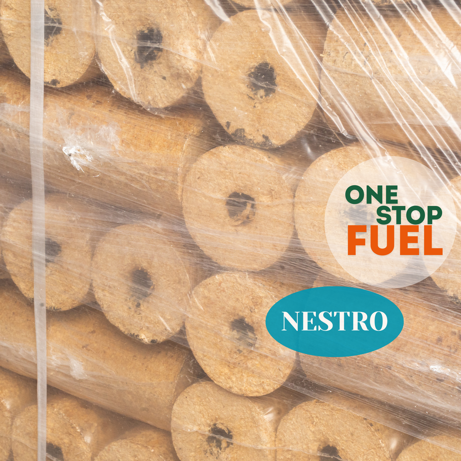 NESTRO Briquettes – 1 Tonne Pallet (96 Packs, Mixed Sawdust)