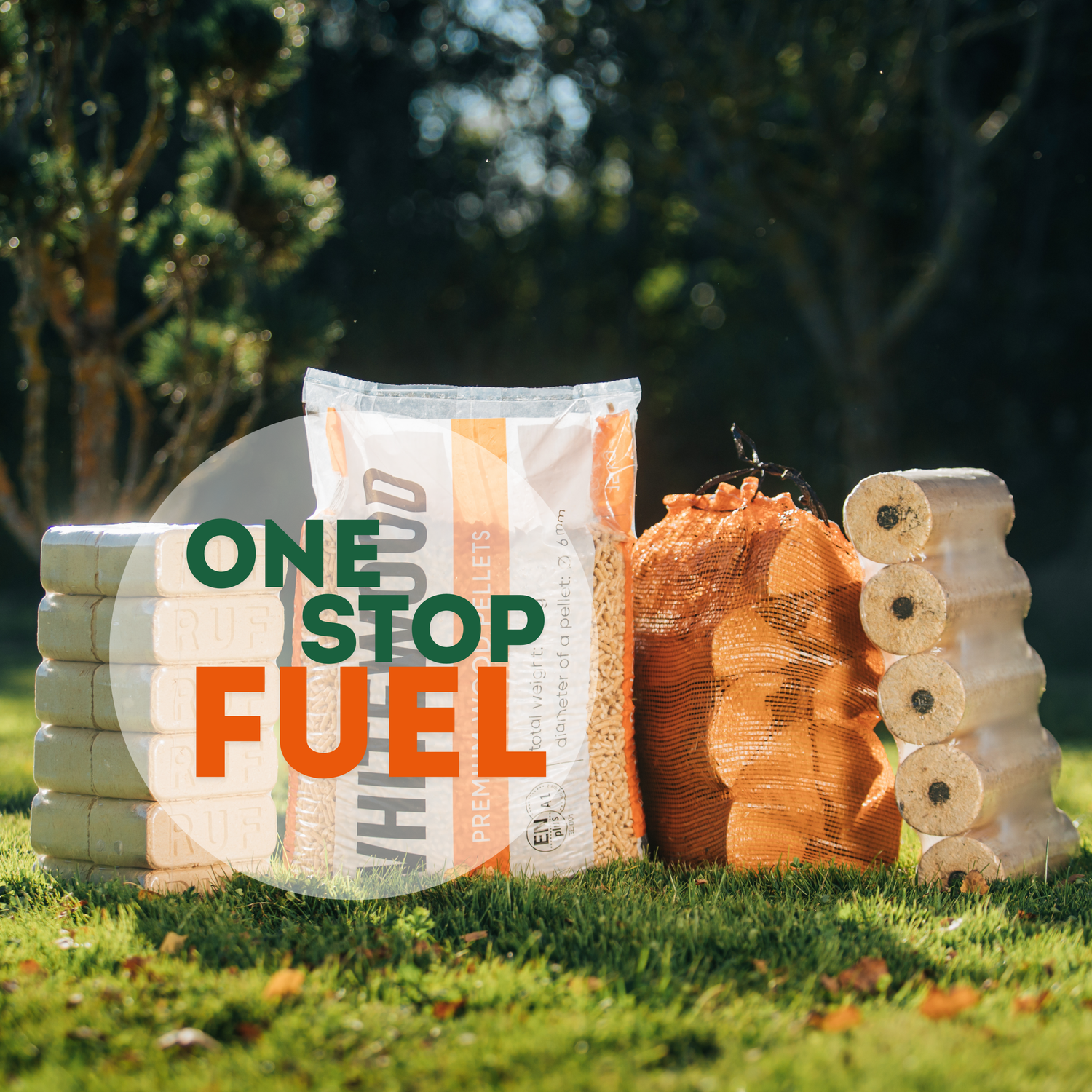 Premium OAK Firewood 1.2M (3-rows) - 480kg crate