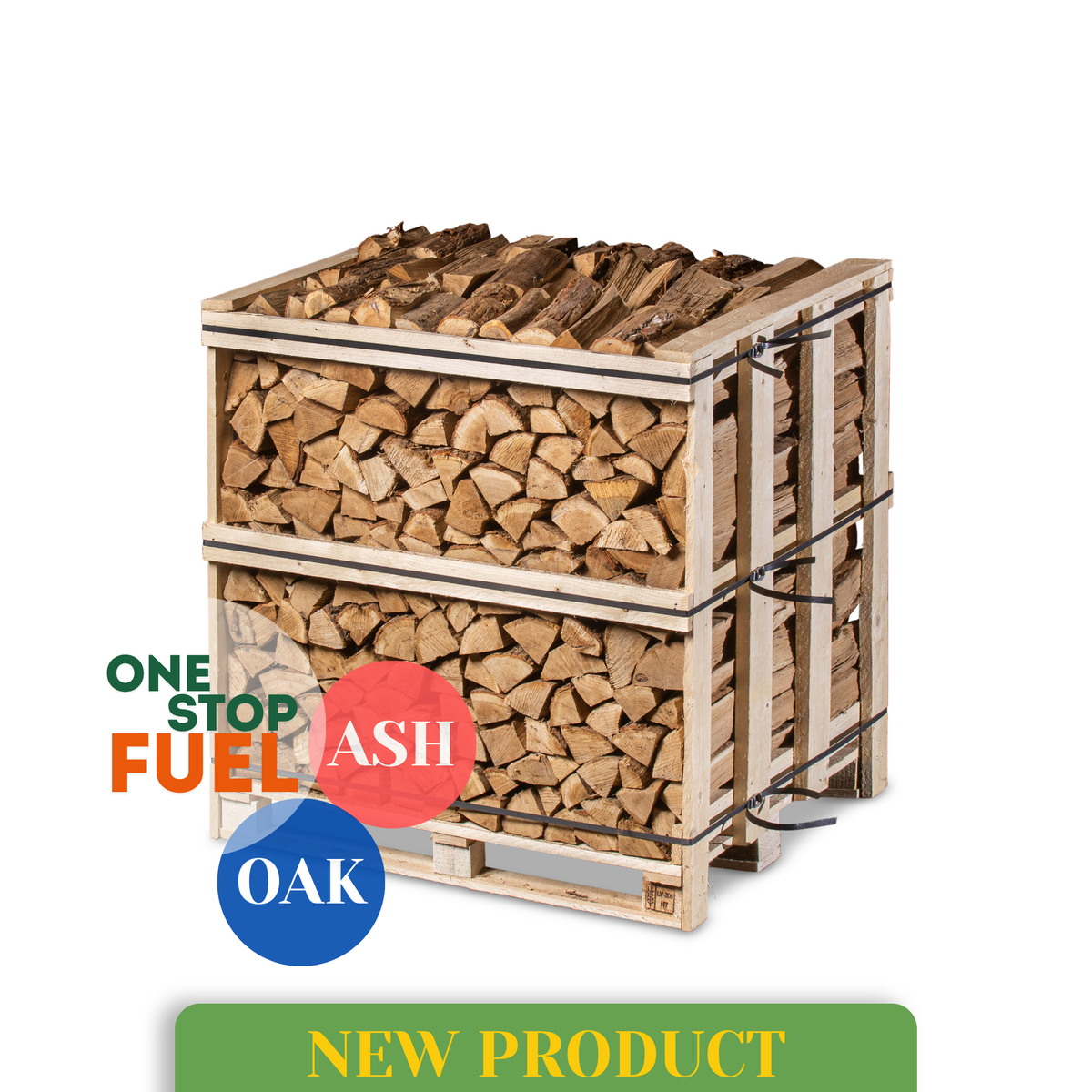 Premium OAK-ASH Firewood 1.2M (3-rows)