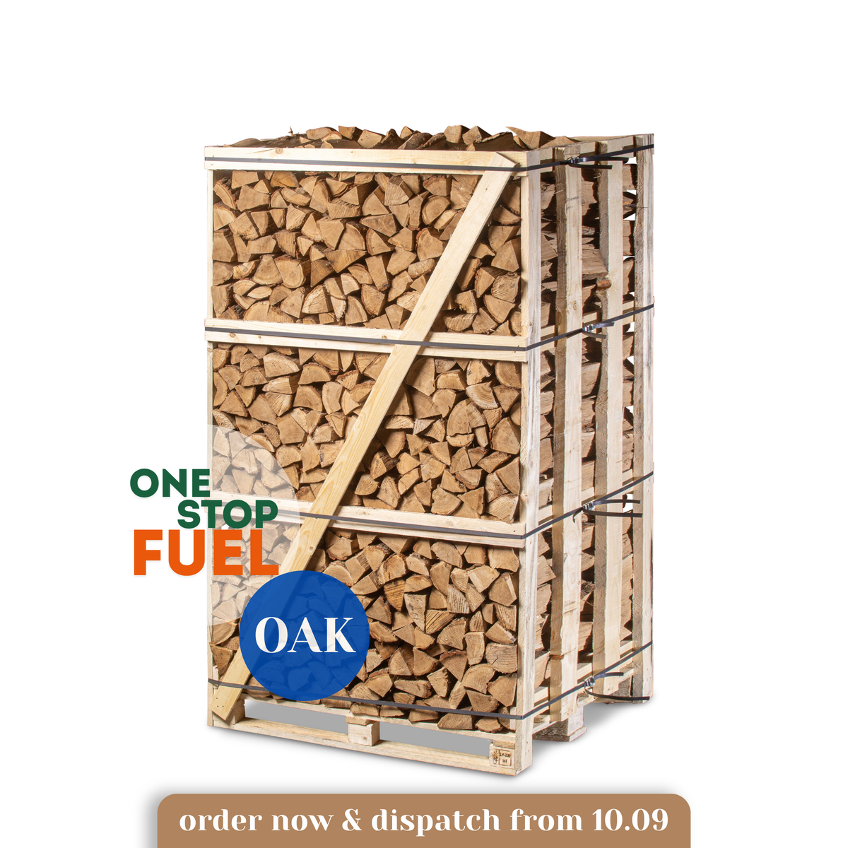 Premium OAK Firewood 2M (3-rows) - 920kg crate