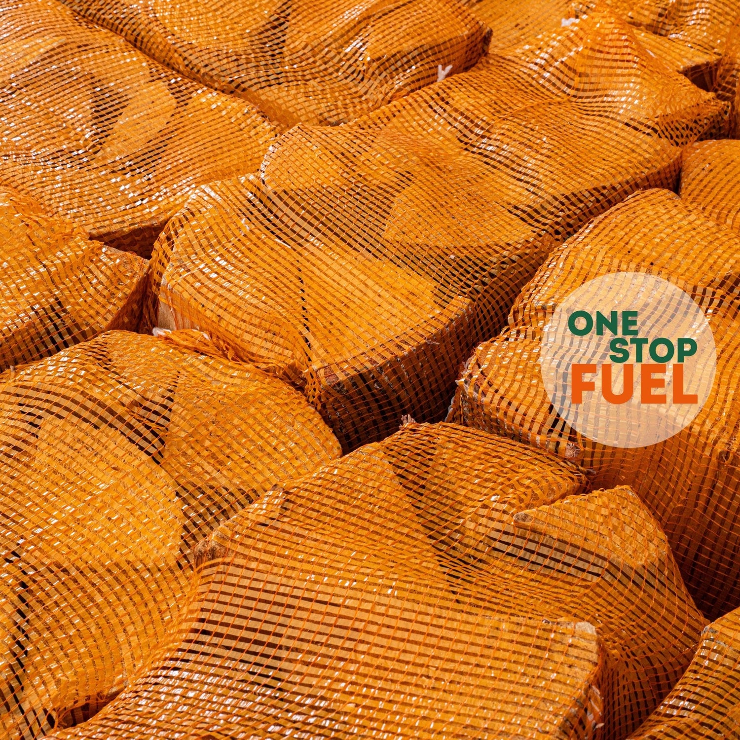 HARDWOOD Firewood BAGS 1.6m³/600kg (60 x 22L/8kg Bags)