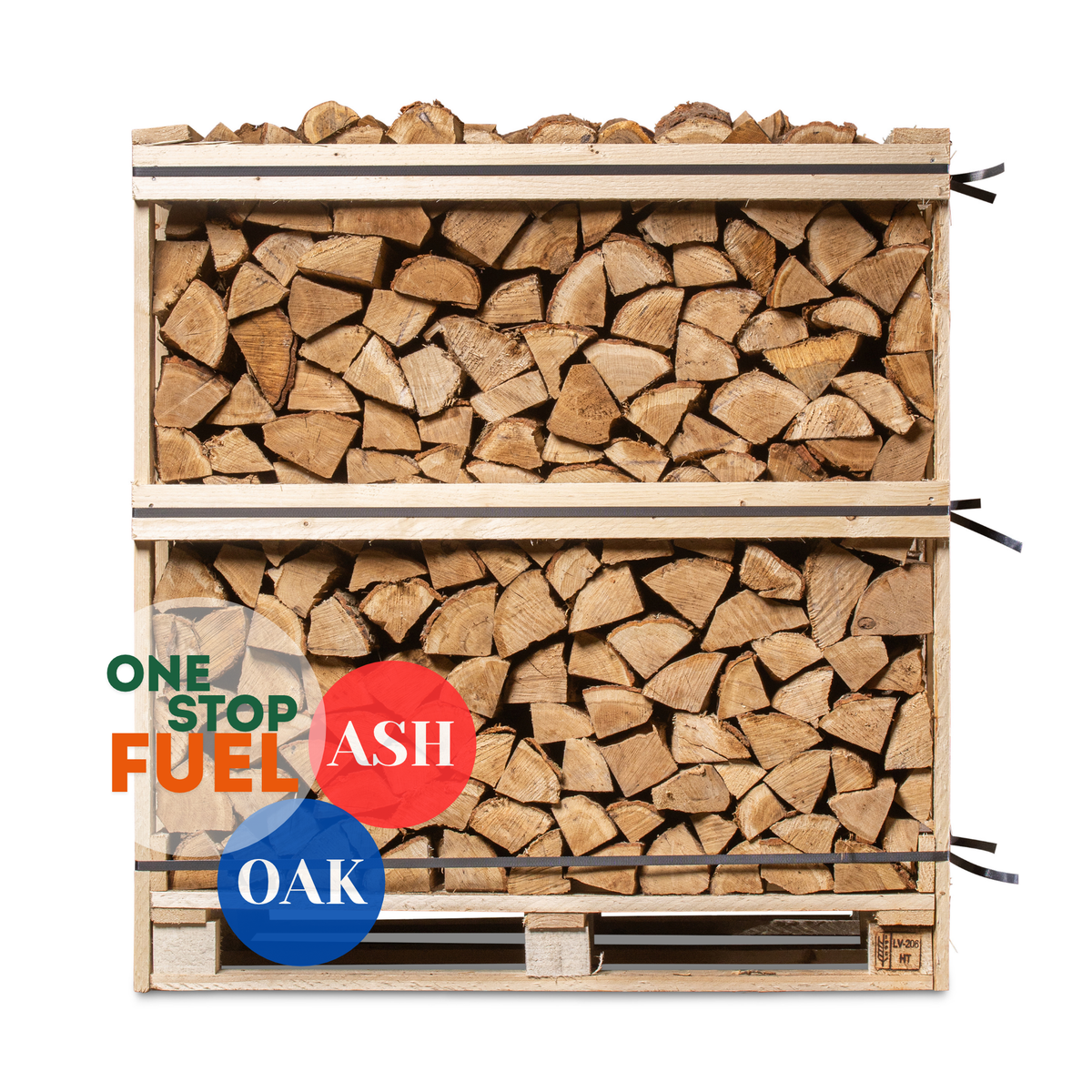 Premium OAK-ASH Firewood 1.2M (3-rows)