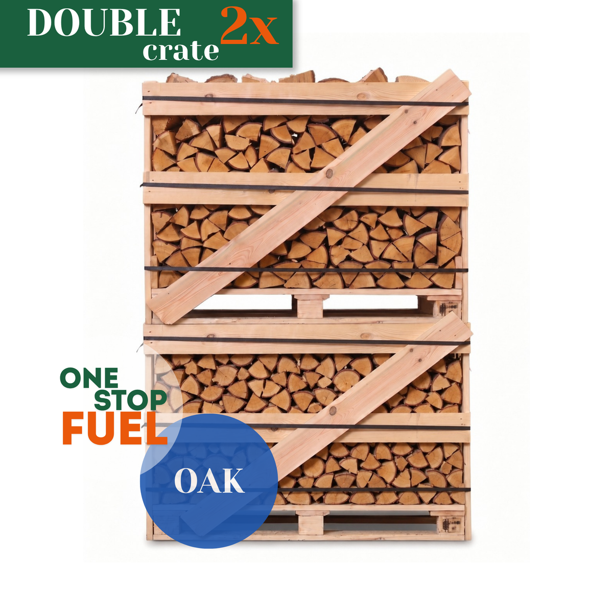 OAK Double Decker (2 Standard Crates Stacked) - 940kg