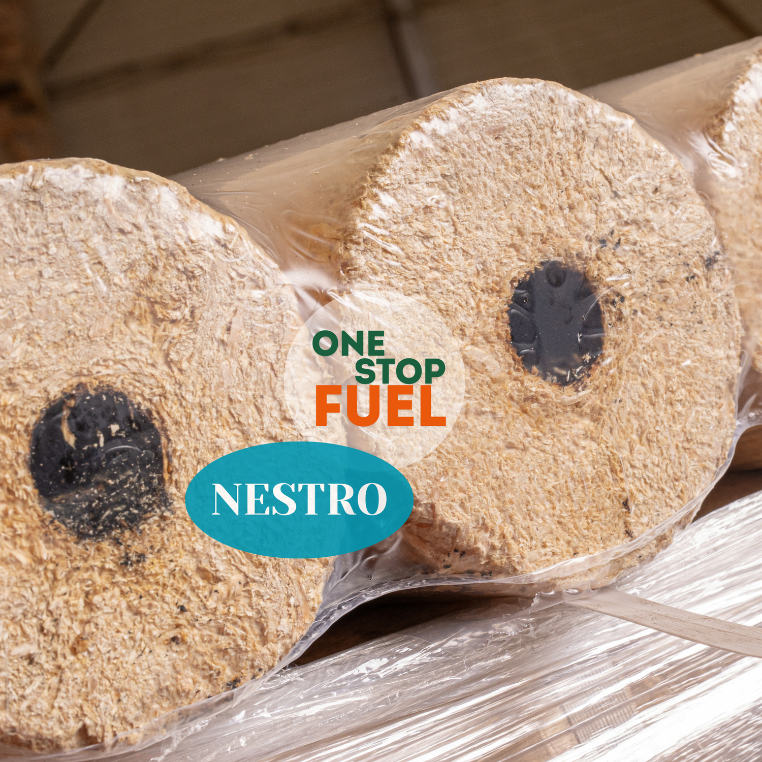 NESTRO Briquettes – 1 Tonne Pallet (96 Packs, Mixed Sawdust)