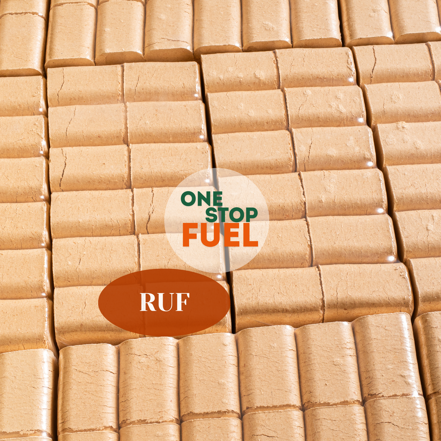 RUF Premium Wood Briquettes – 96 Packs per Pallet (1 Tonne, Mixed Sawdust)