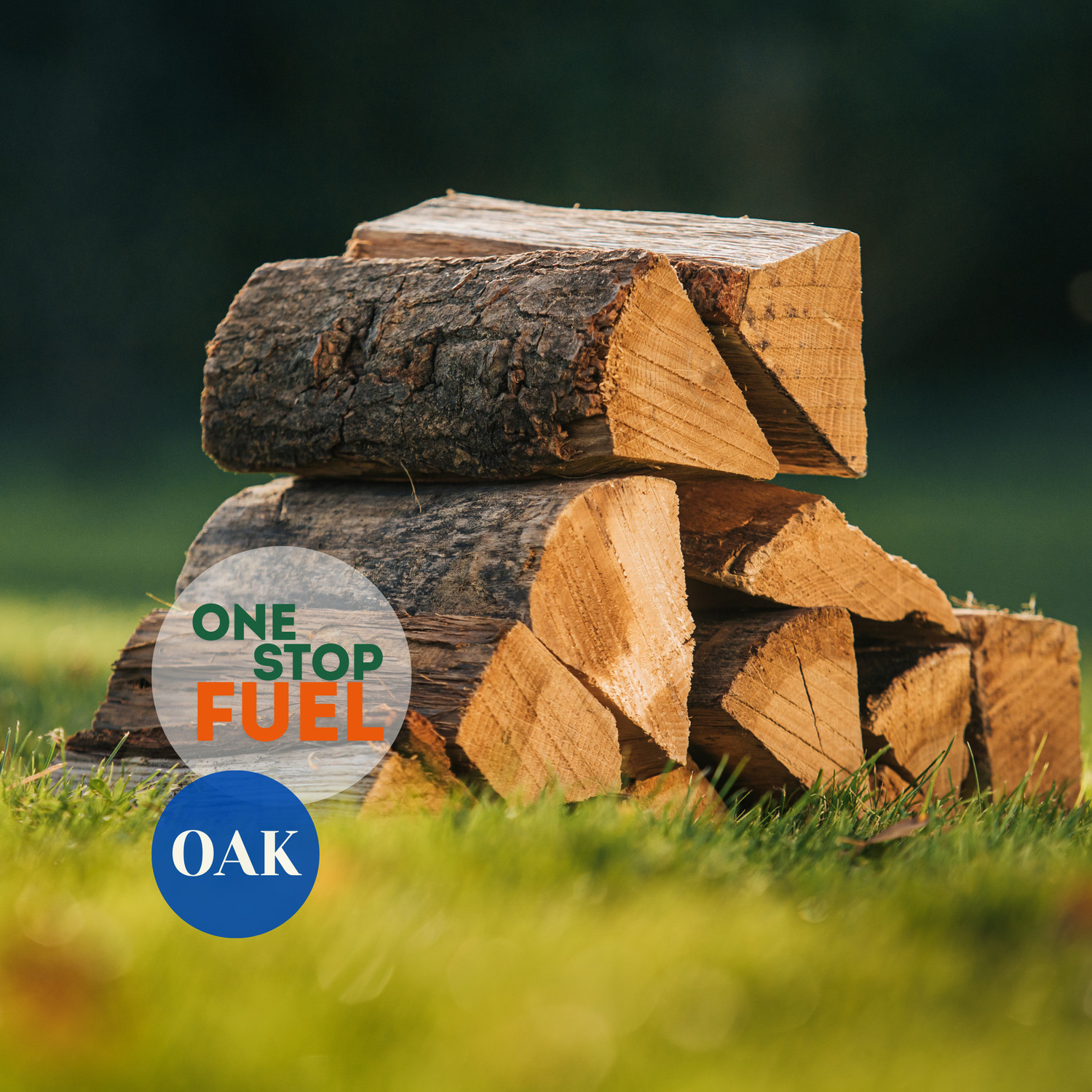 Premium OAK Firewood 1.2M (3-rows) - 480kg crate