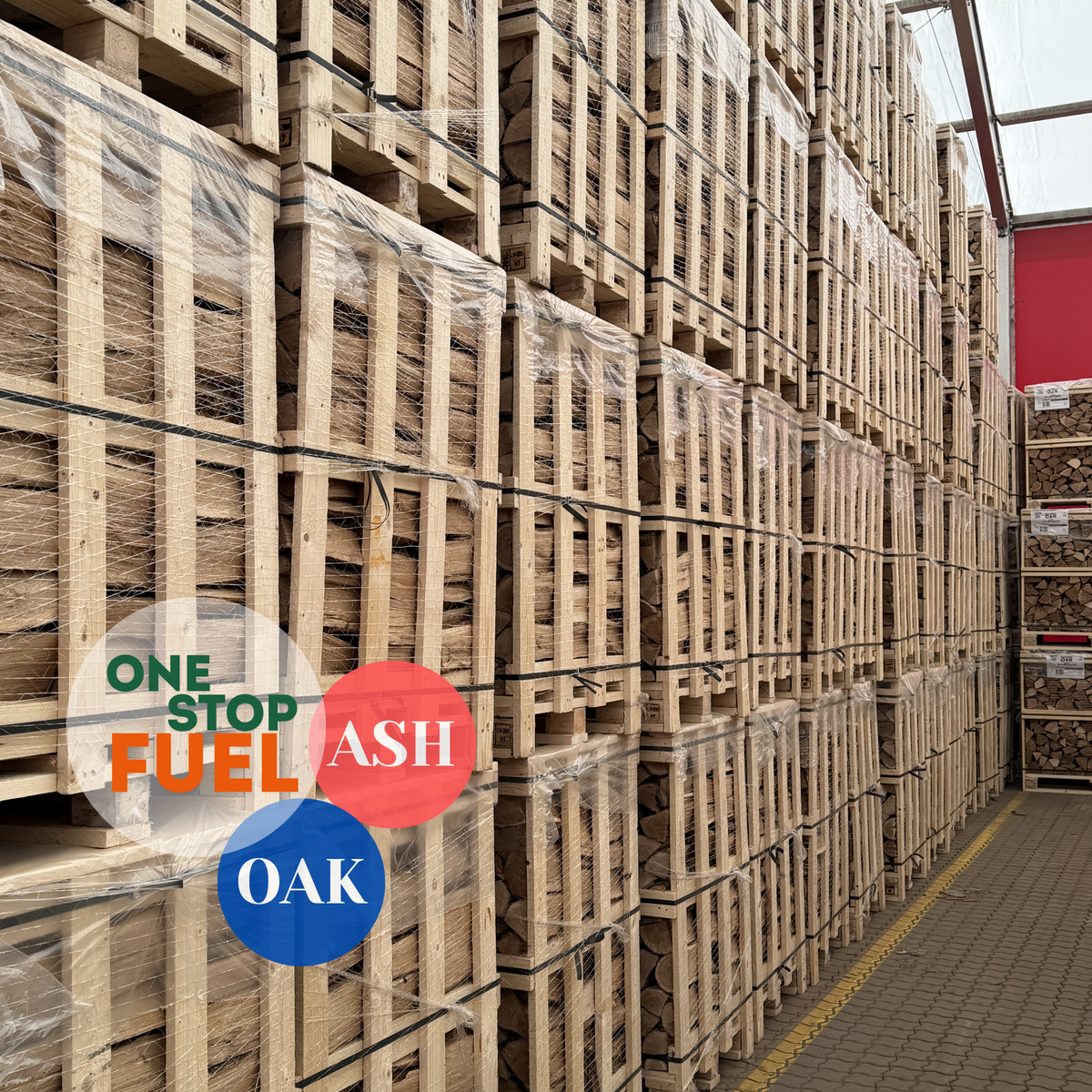 Premium OAK-ASH Firewood 1.2M (3-rows) - dropping on 22.09