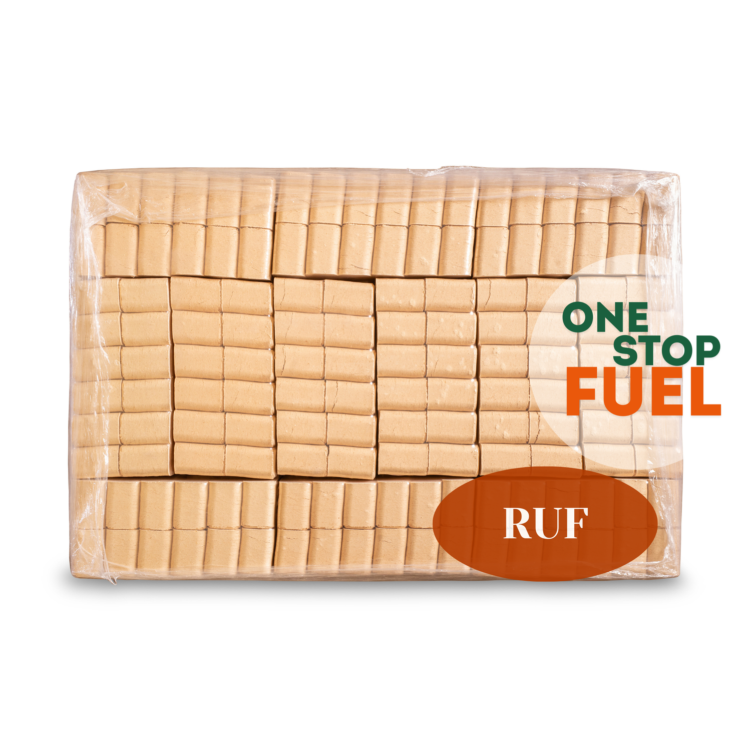 RUF Premium Wood Briquettes – 96 Packs per Pallet (1 Tonne, Mixed Sawdust)