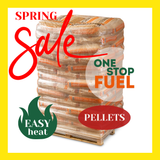 Premium Wood Heating Pellets – 70 x 15kg Bags (ENplus A1, 6mm)