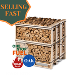 Premium OAK Firewood 1.2M (3-rows) - 480kg crate
