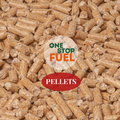 Detailed texture view of premium wood pellets made from natural compressed sawdust for efficient heating - The OneStopFuel Ireland